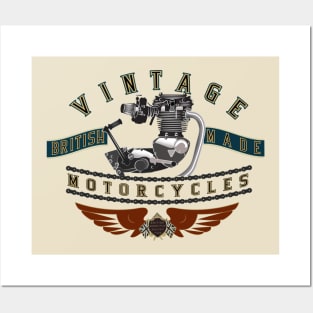 British Made Motorcycles Posters and Art